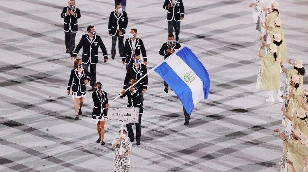 El Salvador dijo presente en el inicio de los JJOO de Tokio 2020. (@juegosolimpicos)