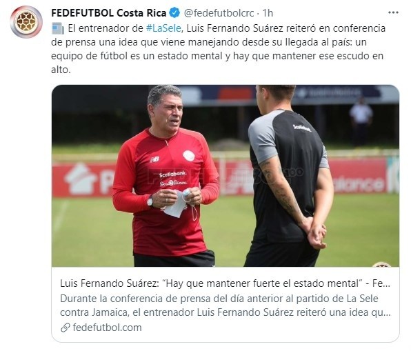 Los dichos de Luis Fernando Suárez en conferencia de prensa recopilados por Fedefutbol