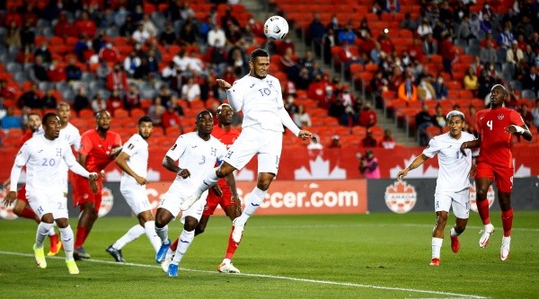Honduras jugó contra Canadá en su primer partido de la eliminatoria.
