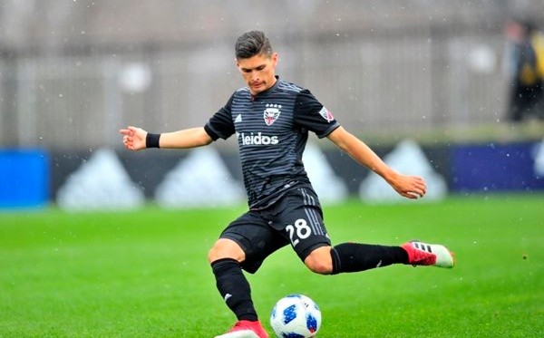 Joseph Mora con la camiseta del DC United (Getty)