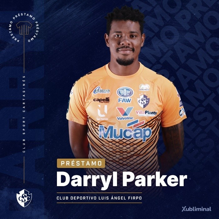 Cartaginés anunció el préstamo de Parker esta tarde (CSC Oficial)