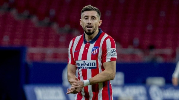 Héctor Herrera con la camiseta del Atlético de Madrid / Getty