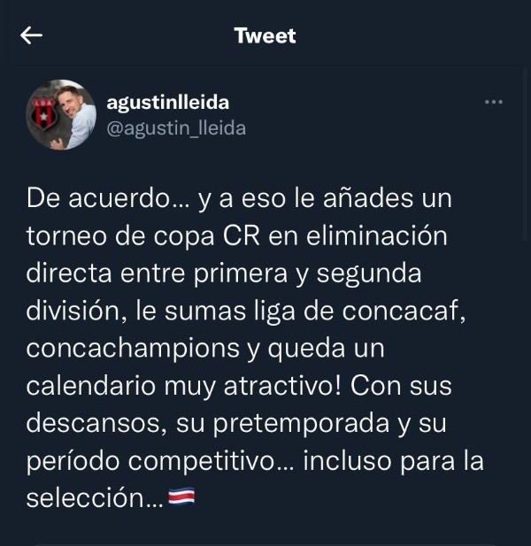 La propuesta de Agustín Lleida