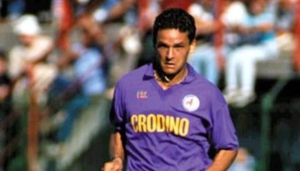 Baggio en Fiorentina. Fuente: Getty Images