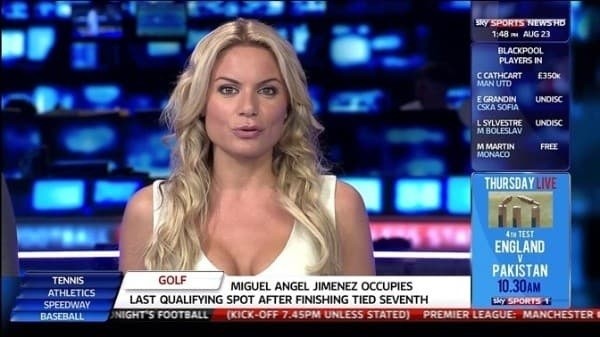 Excelente periodista deportiva y gran performance como modelo. Fuente: Instagram @seecharlottej