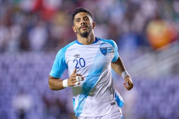Gerardo Gordillo con la Selección de Guatemala