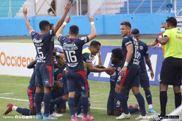 Motagua cortó ante Lobos la racha de 5 derrotas consecutivas.