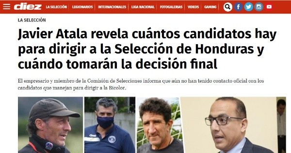 El titular de Diario Diez sobre la entrevista a Javier Atala