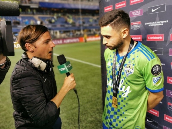 Alex Roldán en declaraciones tras conquistar la Concachampions / TUDN