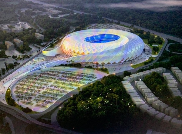 El nuevo Estadio Nacional de El Salvador que empezará a ser construido en septiembre (Foto: Lorena Fuentes)
