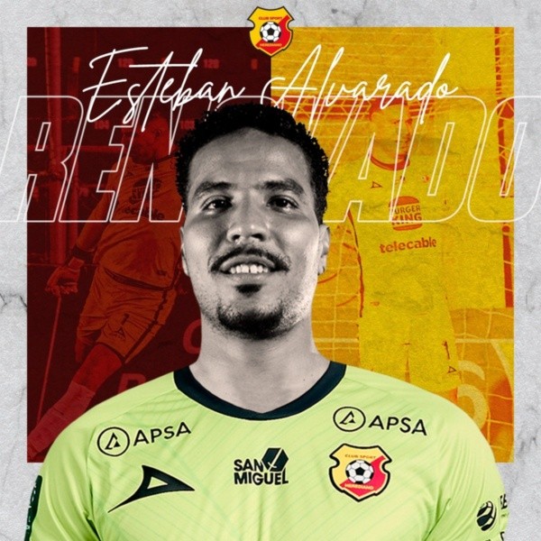 Anuncio de la renovación del guardameta Esteban Alvarado (CSH)