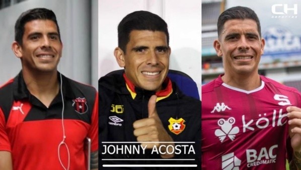 Acosta ha jugado en los tres clubes más grandes de Costa Rica.