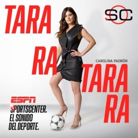 Carolina Padrón, periodista venezolana de ESPN / Foto: ESPN