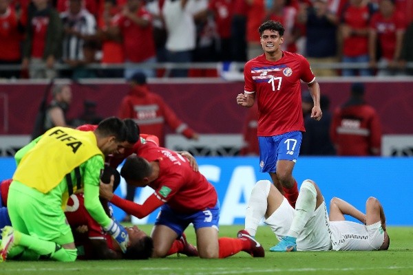 Costa Rica celebra su clasificación (Getty Images)
