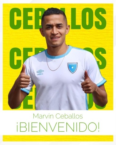 Marvin Ceballos fue anunciado como nuevo jugador de Xinabajul