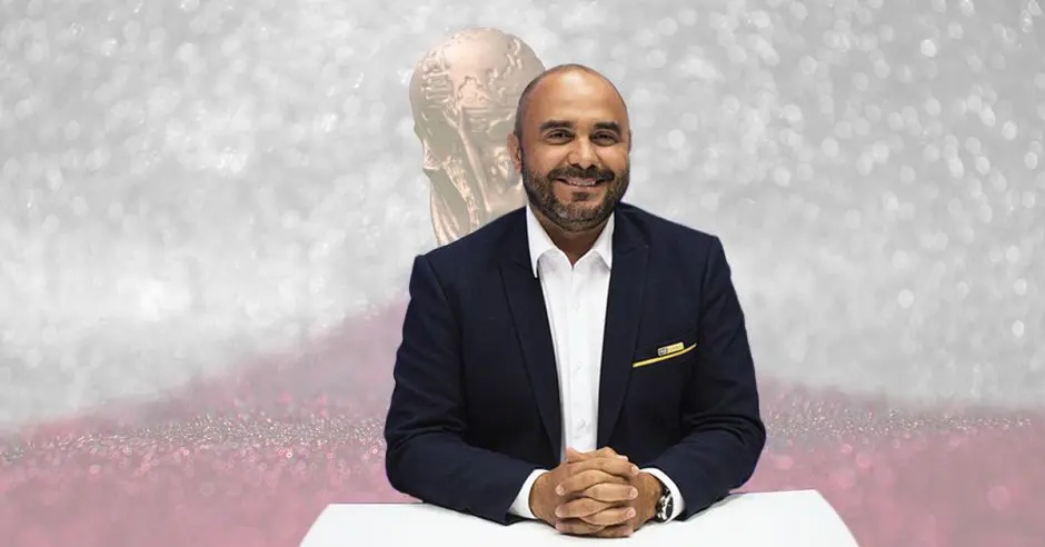 Kristian Mora narrará desde Qatar el Mundial. Cortesía/La República