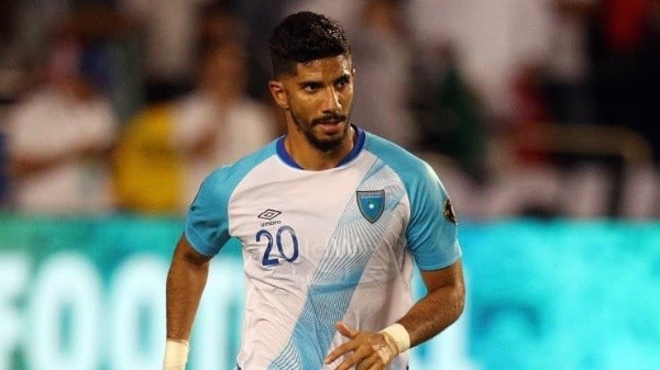 Gerardo Gordillo con la Selección de Guatemala