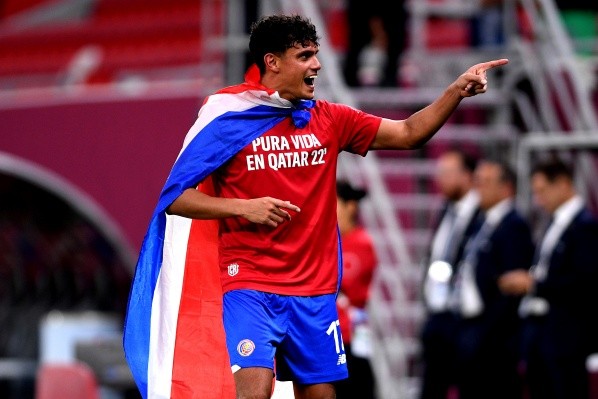Yeltsin Tejeda con la Selección de Costa Rica