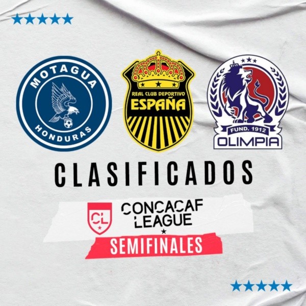 Los representantes catrachos en semifinales de la Liga Concacaf 2022 (Foto: Fenafuth)