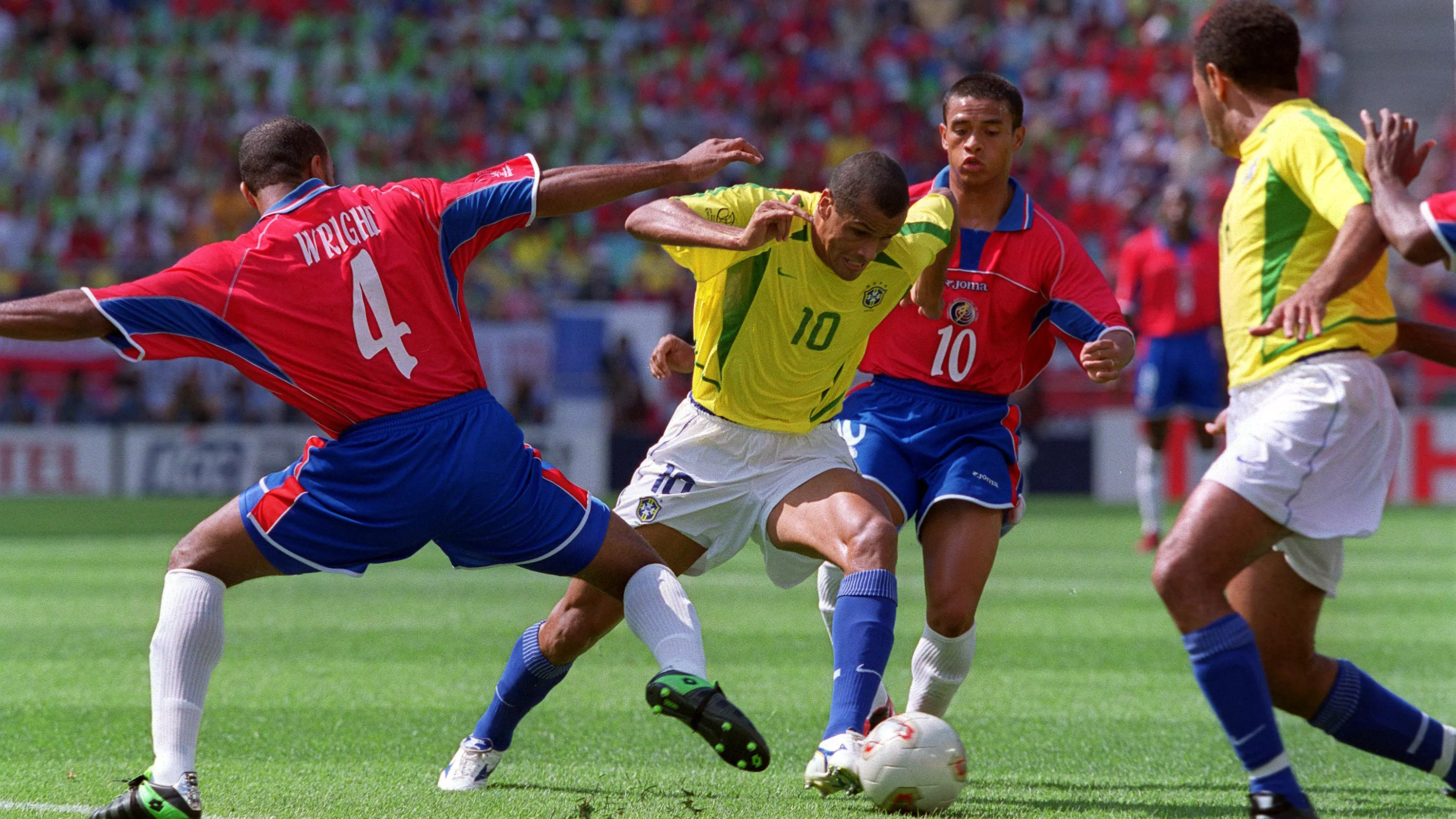 Costa Rica vs Brasil en el Mundial de 2002