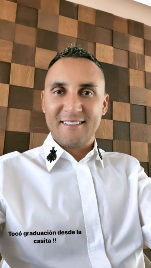 Publicación de Navas por su graduación (Keylor Navas, Instagram)