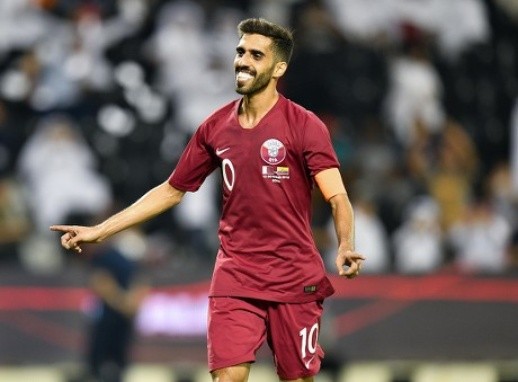Hasan Al-Haydos con la Selección de Qatar / Getty