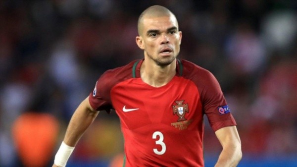 Pepe con la Selección de Portugal