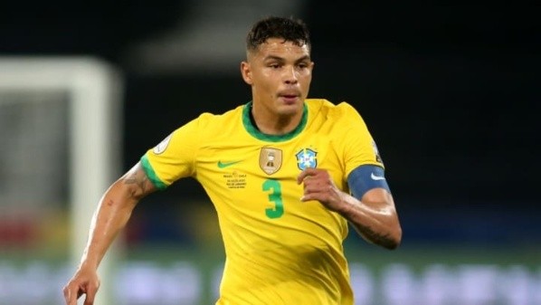 Thiago Silva con la Selección de Brasil
