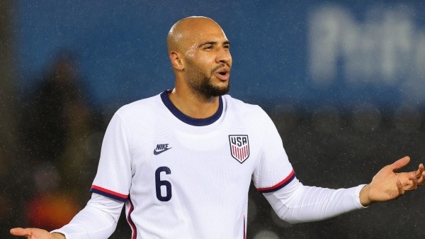John Brooks , defensor del Benfica de la Primeira Liga de Portugal