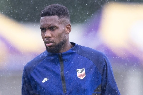 Jordan Pefok atacante delUnión Berlín de la 1. Bundesliga.