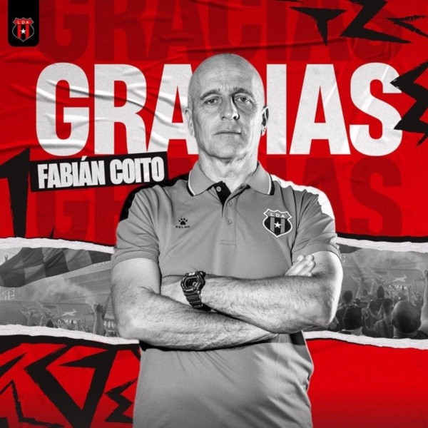Este jueves se anunció también, la salida del DT Fabián Coito (LDA)