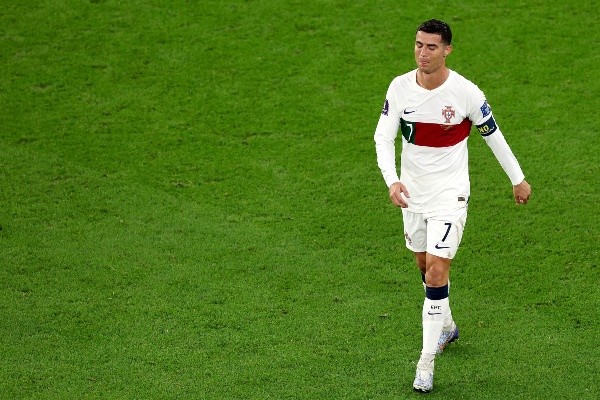Cristiano Ronaldo se despidió del Mundial de Qatar 2022 / Getty