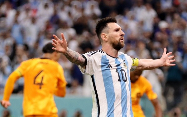 Lionel Messi con Argentina / Getty