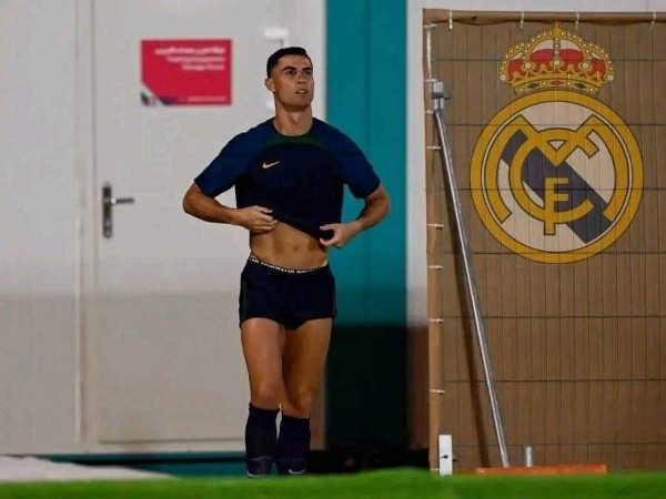 Cristiano Ronaldo se entrena enValdebebas