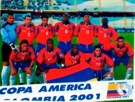 La Sele en Copa América 2001.