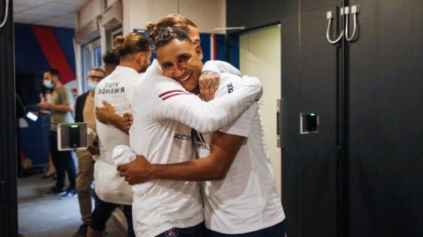 Sergio Ramos y Keylor Navas en PSG