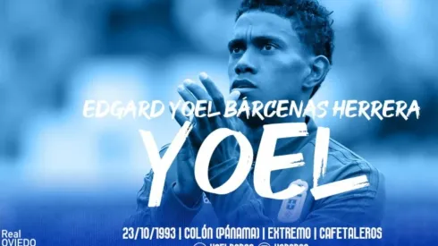 Real Oviedo hace oficial el futuro de Yoel Bárcenas