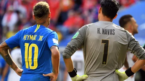 Keylor Navas y Neymar, defendiendo los colores de sus países en Rusia 2018.